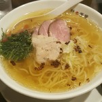 らーめん 鉢ノ葦葉 - 塩 (梅しそトッピング)