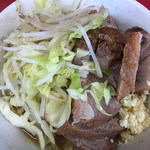 ラーメン二郎 - 汁無し小ラーメン+ニンニク