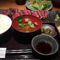 赤坂 金舌 - サガリ炭火焼定食