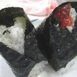 葉とうがらしと筋子