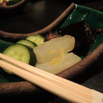 くろぎ - 丹波京漬物盛り合わせ