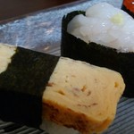 寿司栄 - 卵＆白えび