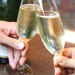 神戸ステーキハウス 和豪 - 乾杯はシャンパンで
