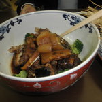 ブリのアラ炊き