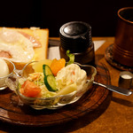 名曲・珈琲 麦 - Bセット6番のモーニングセット。