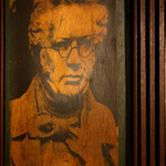 名曲・珈琲 麦 - 有名な音楽家の写真だろうか?