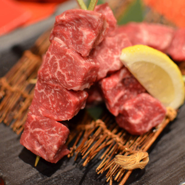 ヒシと牛肉の串焼きのレシピ