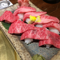 京やきにく 弘 祗園山名庵 - お肉のお寿司