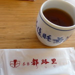 茶寮都路里 - サービスのお茶も美味しいです^^