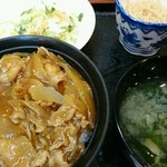 ビアン - この日は豚丼