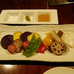 カフェ　マツオントコ - 蒸し野菜盛り合わせ