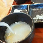 やまぎし - 101222石川　蕎麦やまぎし　蕎麦湯