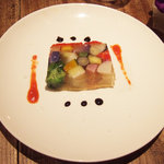 スパイスカフェ - 野菜のテリーヌ(2010年クリスマスディナー)