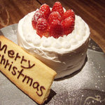 スパイスカフェ - 苺のショートケーキ4人分！(2010年クリスマスディナー)