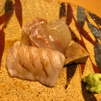 鮨 しお津 - 大分 鮃、えんがわ、肝の酒蒸し