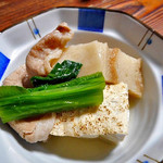 よし半 - お通し（２０１７年２月）