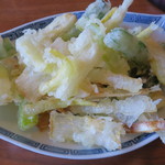 慈久庵 - 葱天ぷらそば