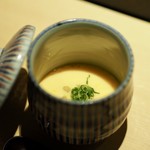 鮨 かわの - 海鼠腸の茶碗蒸し