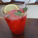 サラマンジェ ド ヨシノ - フランボワーズとハーブのソーダ