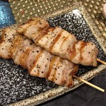 炭火焼鳥あずま - 豚バラ串