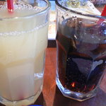 Ocean table - グレープフルーツジュース、コカコーラｚｅｒｏ