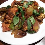 ダルバートダイニング - 羊脳味噌のアップ