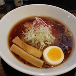 フカクサ製麺食堂 - 鶏醤油ラーメン750円