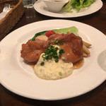 チキン料理屋 TORIGE - 信玄鶏の甘酢あんかけタルタルソース