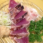 Don - 鰹刺し（250円）