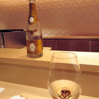 銀座 しのはら - 思いこもったクリスタルで乾杯