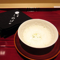 銀座 しのはら - 最初に香煎茶から
