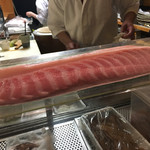 鮨松榮 - 砂ずり（マグロの腹）