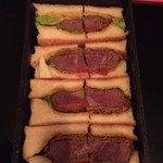 びすとろ ぷらむ - 黒毛和牛の絶品カツサンド！