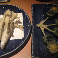 石塀小路豆ちゃ 京都 - わかさぎの天ぷらと麩