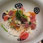 マルモキッチン - 塩麹香る まぐろと 彩り野菜のハーブごはん