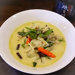 ミッタパップ タイレストラン - グリーンカレーです。コクがあっておいしい！ ご飯にも合います。！