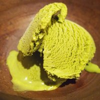 日本料理 楮山 - ランチ定食 1200円 の抹茶アイス