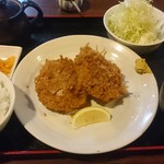 とんかつ 新和 - メンチかつ定食