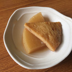 龍ラーメン - サービスの おでん
苦手な大根は 無理して食う