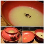 大どころ - ◆最初に「北海道産・干し貝柱」と「白菜」のすり流し。