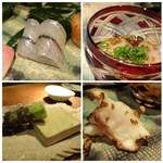 大どころ - ＊鐘崎のふぐ、炙りで＊愛媛の「のれそれ」＊天草の細魚＊山葵は自分ですりおろします