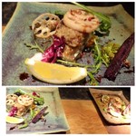 大どころ - ◆太刀魚のアンチョビのせ。なんと、これ一人分です。