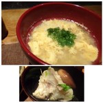 大どころ - ◆ふぐ鍋・・丼子椎茸や式部草などお野菜もタップリ。 ふぐの頭の部分は皮付でコラーゲンたっぷり。