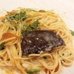 ラ ヴィオレッタ - 北海道産真鱈白子、知多平松椎茸、自家製からすみ