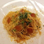 ラ ヴィオレッタ - 北海道産真鱈白子、知多平松椎茸、自家製からすみ