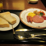 高岡マンテンホテル - 洋朝食。