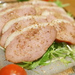 紅い扉の中華や 皆慶 - 鴨山椒