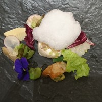 リストランテASO - 海の幸のマリネと根セロリのパンナコッタ