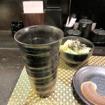 炭火焼鳥あずま - もぐらお湯割り