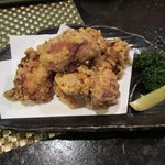 炭火焼鳥あずま - 鶏唐揚げ2017.02.21